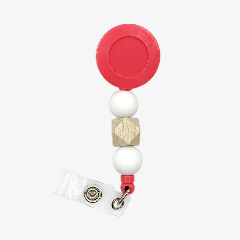 Wholesale Silicone Beaded Telescopic Keychain